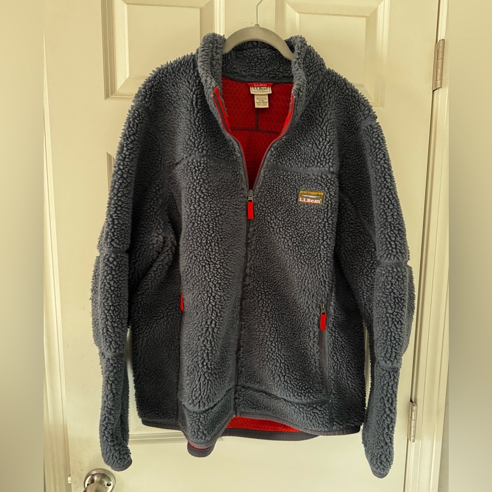 LL Bean Men’s Sherpa Fleece Zip-Up